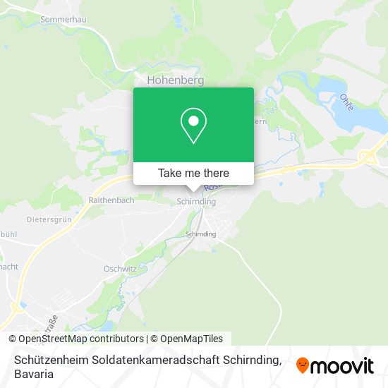 Schützenheim Soldatenkameradschaft Schirnding map