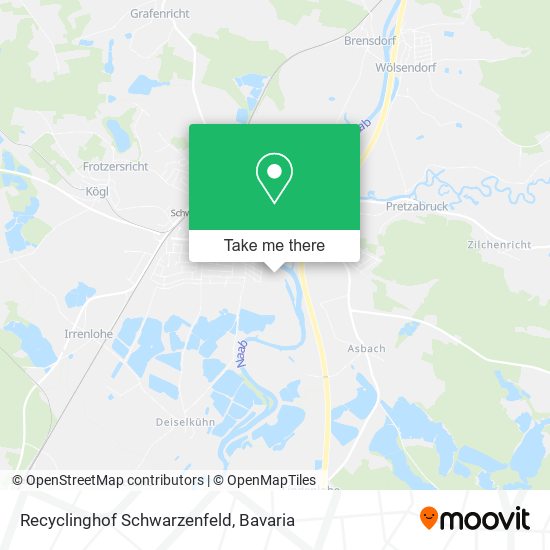 Recyclinghof Schwarzenfeld map