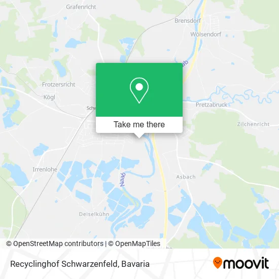 Карта Recyclinghof Schwarzenfeld