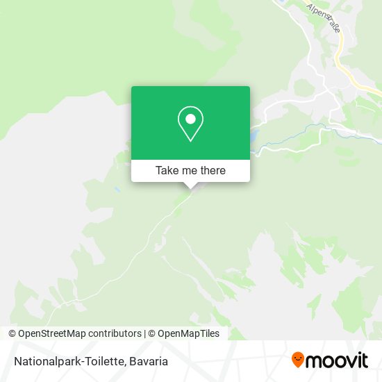 Nationalpark-Toilette map