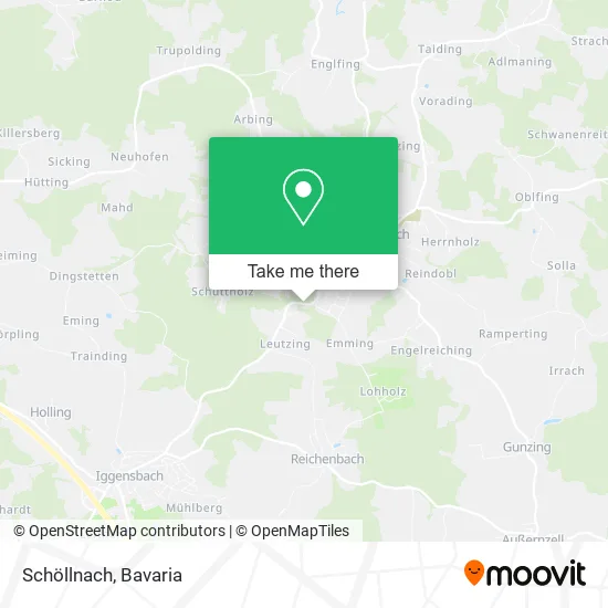 Карта Schöllnach