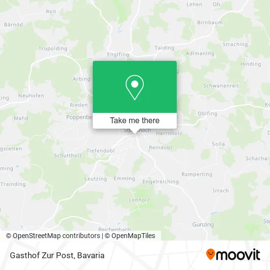 Карта Gasthof Zur Post