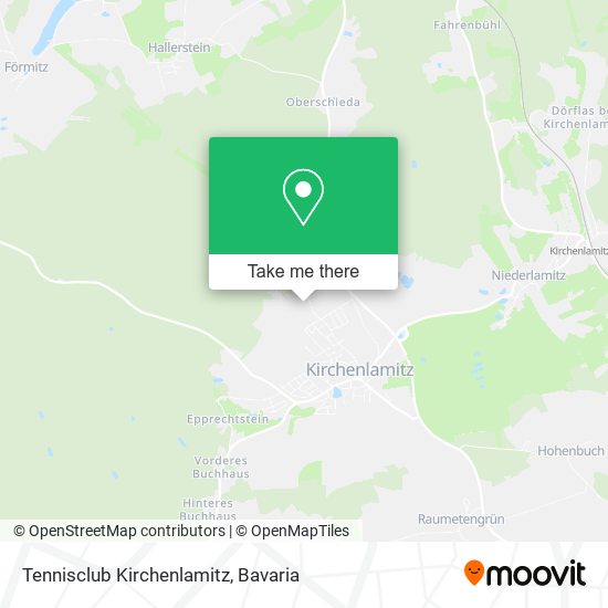 Tennisclub Kirchenlamitz map