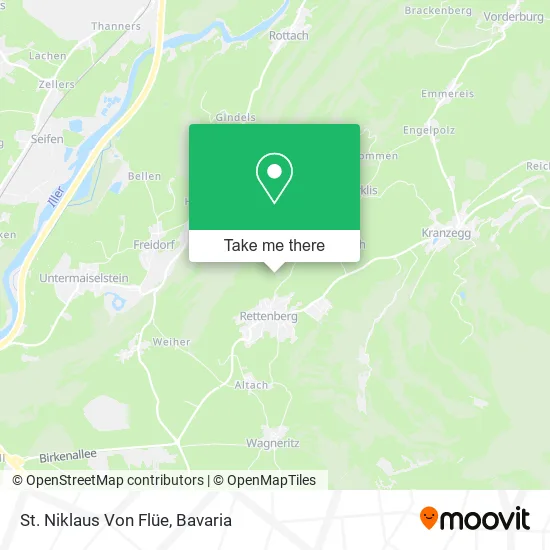 Карта St. Niklaus Von Flüe