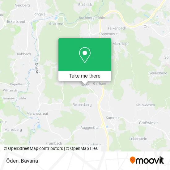 Карта Öden