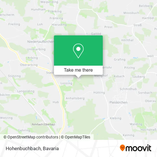 Карта Hohenbuchbach