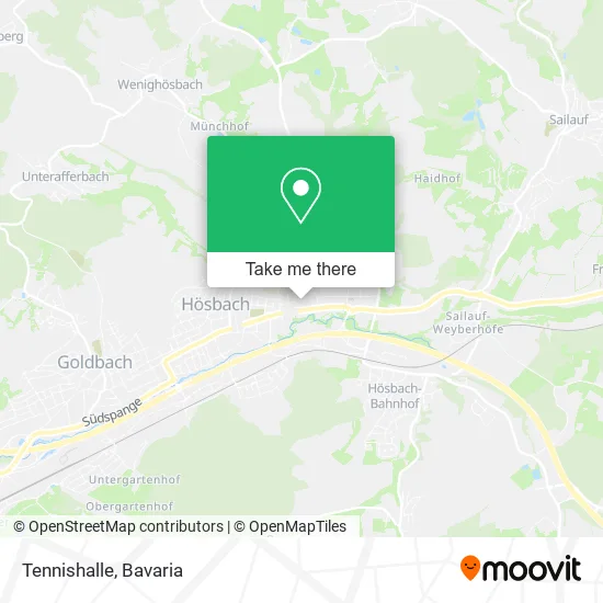 Карта Tennishalle