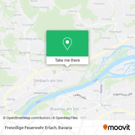 Карта Freiwillige Feuerwehr Erlach