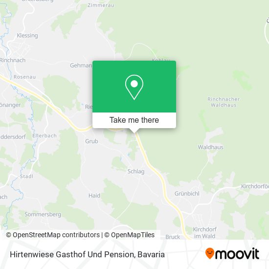 Hirtenwiese Gasthof Und Pension map
