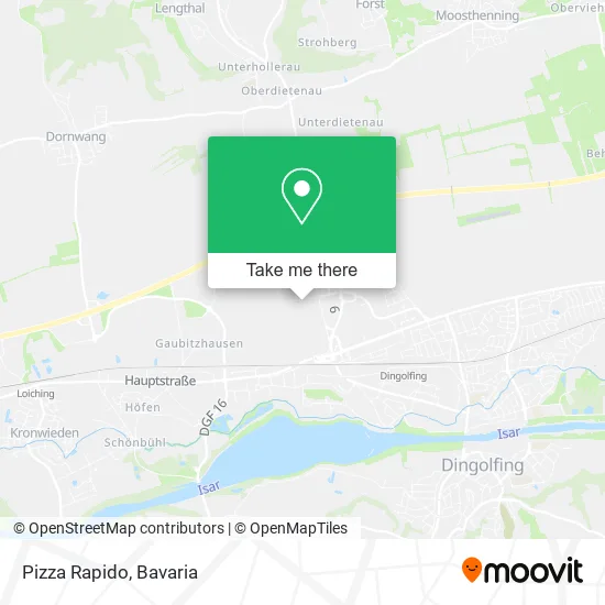 Карта Pizza Rapido