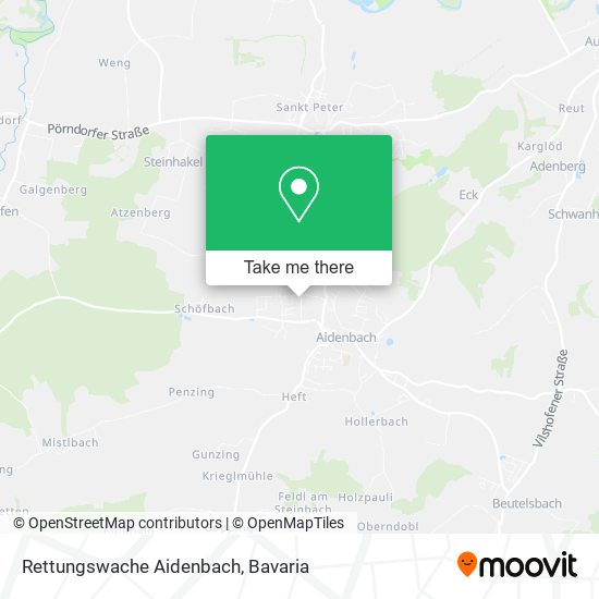 Rettungswache Aidenbach map