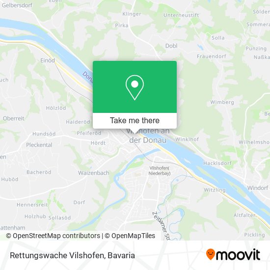 Rettungswache Vilshofen map
