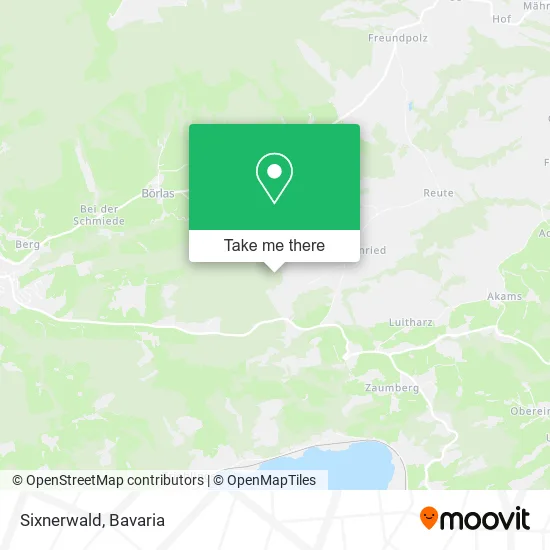 Карта Sixnerwald