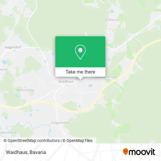 Карта Waidhaus
