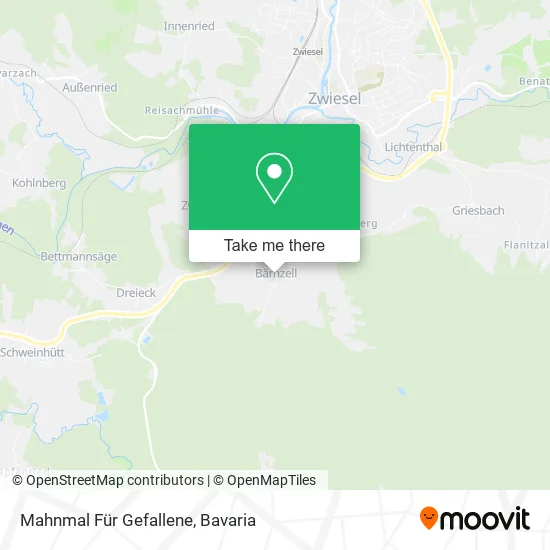 Карта Mahnmal Für Gefallene