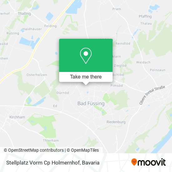 Stellplatz Vorm Cp Holmernhof map
