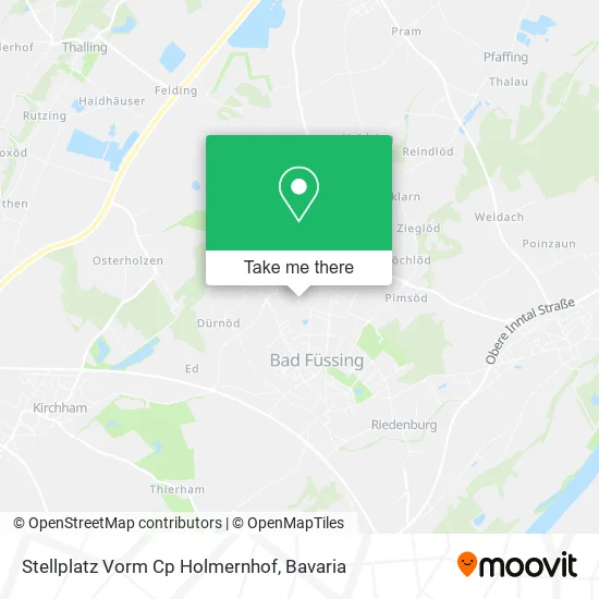 Карта Stellplatz Vorm Cp Holmernhof