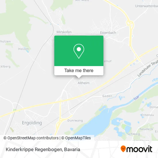 Карта Kinderkrippe Regenbogen