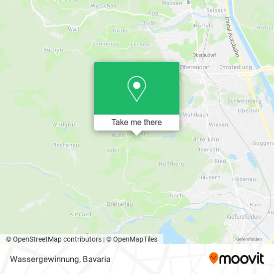 Карта Wassergewinnung