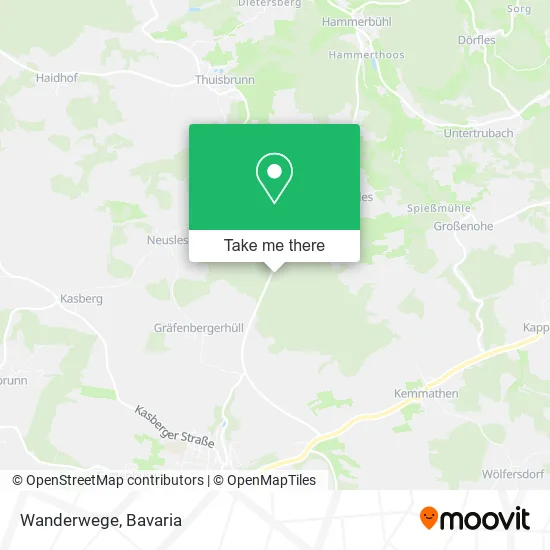 Карта Wanderwege
