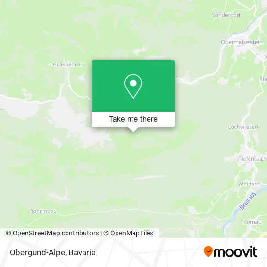Карта Obergund-Alpe