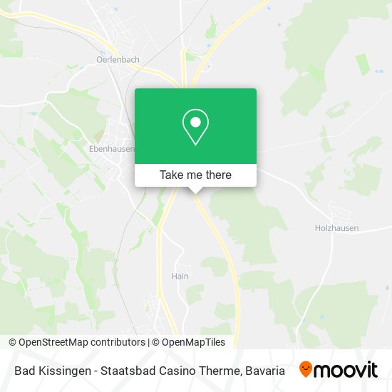 Bad Kissingen - Staatsbad Casino Therme map