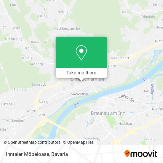 Карта Inntaler Möbeloase