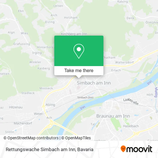 Карта Rettungswache Simbach am Inn