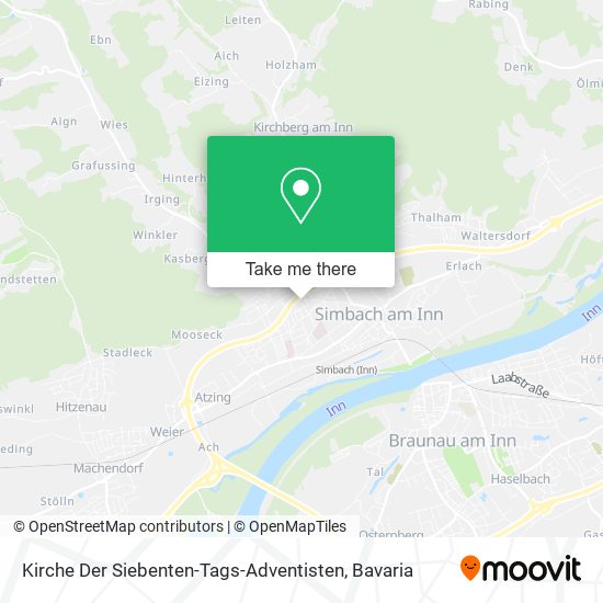 Kirche Der Siebenten-Tags-Adventisten map