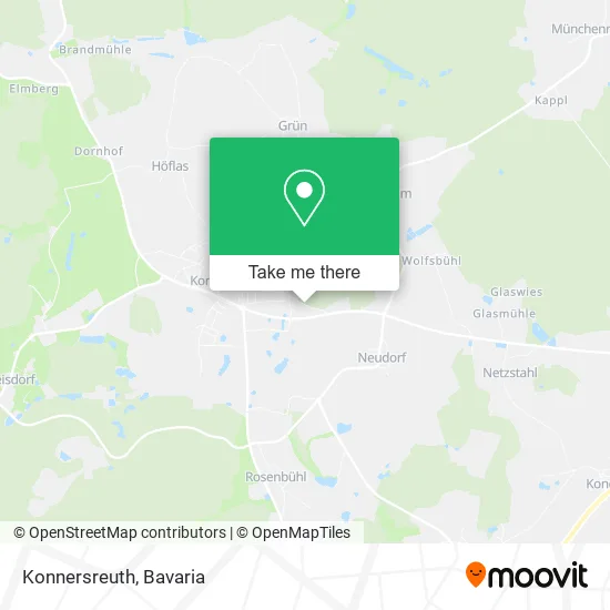 Карта Konnersreuth