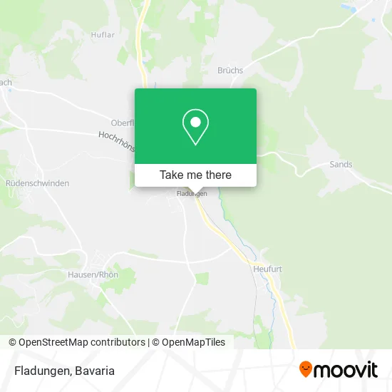 Карта Fladungen