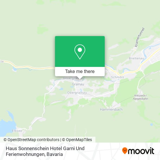 Haus Sonnenschein Hotel Garni Und Ferienwohnungen map