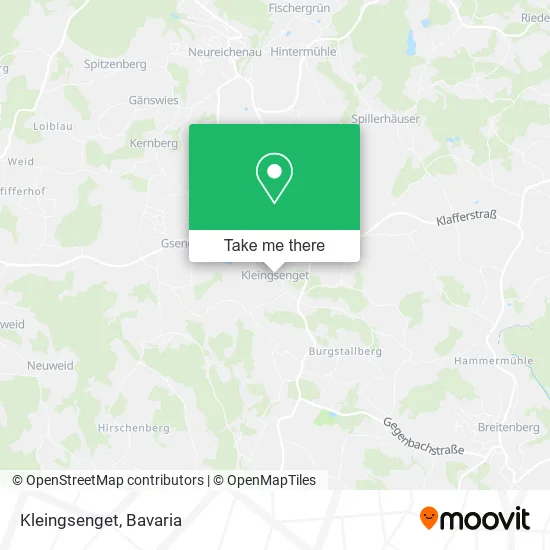 Карта Kleingsenget
