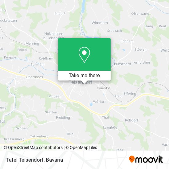 Карта Tafel Teisendorf
