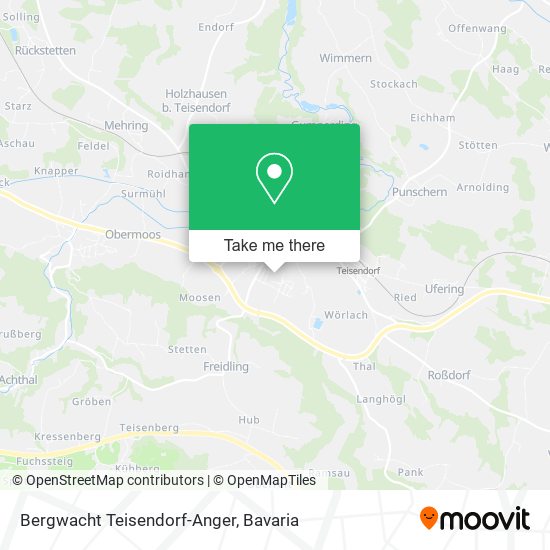 Bergwacht Teisendorf-Anger map