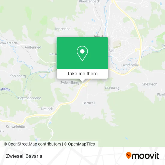 Карта Zwiesel