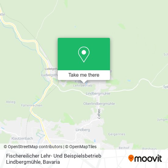 Fischereilicher Lehr- Und Beispielsbetrieb Lindbergmühle map