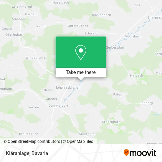 Карта Kläranlage