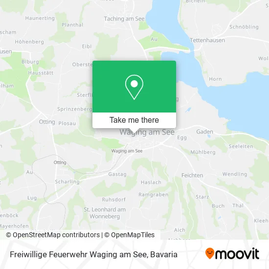 Карта Freiwillige Feuerwehr Waging am See