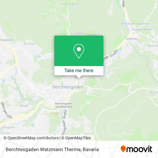 Карта Berchtesgaden Watzmann Therme