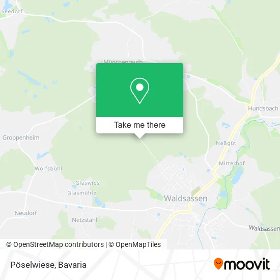 Pöselwiese map