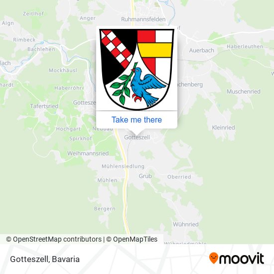 Gotteszell map