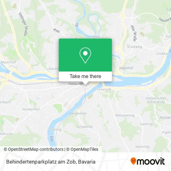 Карта Behindertenparkplatz am Zob