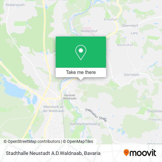 Stadthalle Neustadt A.D.Waldnaab map