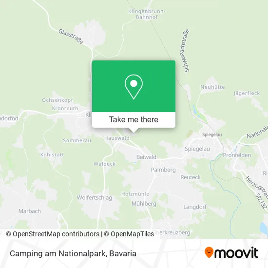 Карта Camping am Nationalpark