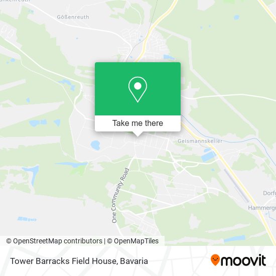 Tower Barracks Field House map