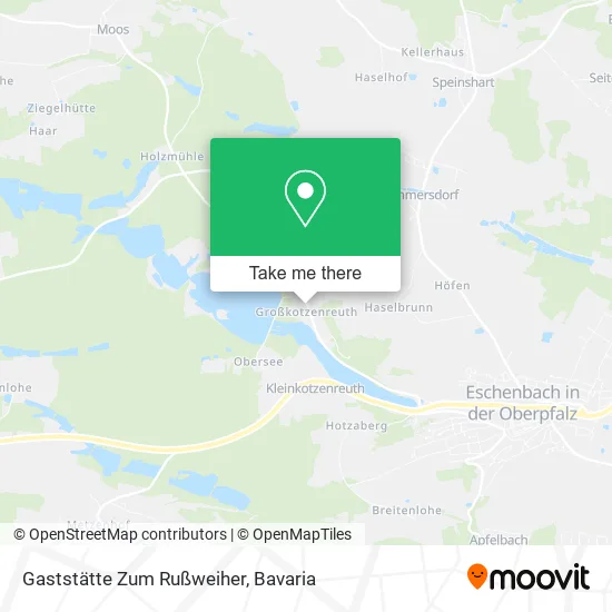 Карта Gaststätte Zum Rußweiher