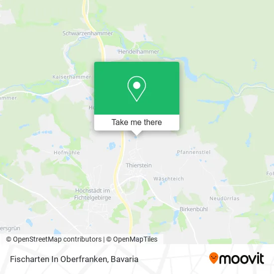 Карта Fischarten In Oberfranken