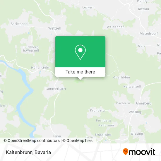 Карта Kaltenbrunn