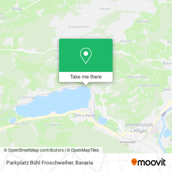 Карта Parkplatz Bühl Froschweiher